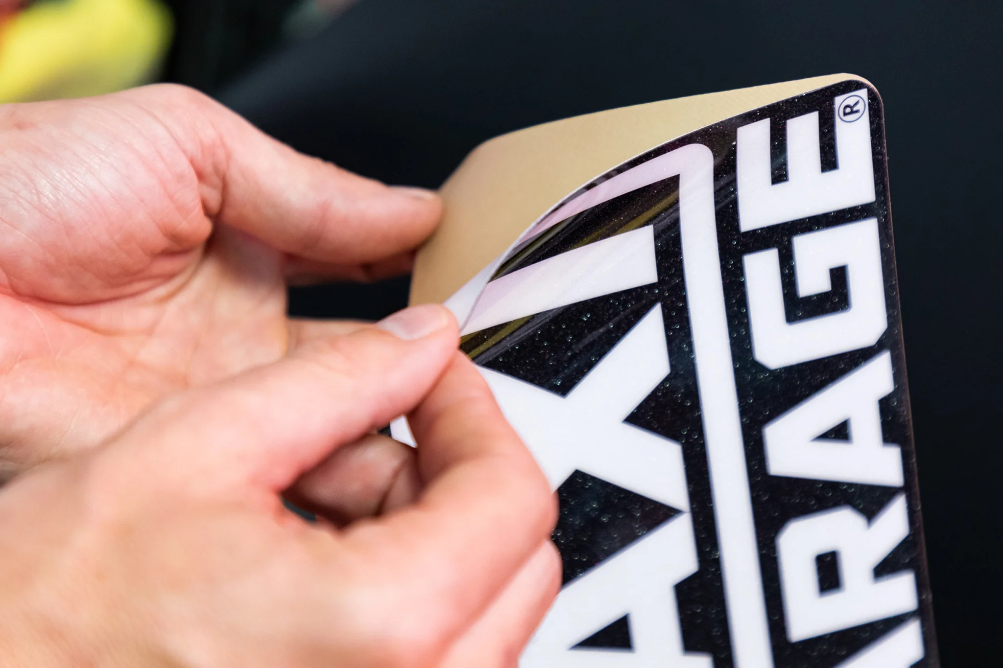 TAXI GARAGE Seat Decal - Image 4